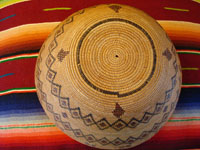 Yokuts basket, side view