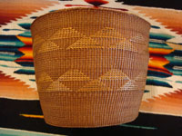 Photo of the side of the Tlingit basket.
