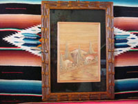 Mexican vintage straw-art, popote or popotillo, framed scene, c. 1940. Popotillo or popote art (Mexican straw art) is incredibly intricate and beautiful! The scene is created using thousands of tiny pieces of dyed straw, each carefully placed into wax to create the scene. 