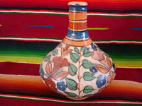 Mexican vintage pottery and ceramics, a beautiful petatillo pottery vase from Tonala, c. 1930's, attributed to the great artist Balbino Lucano. Main photo of vase.