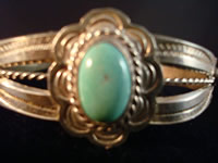 Navajo bracelet closeup