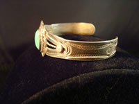Navajo bracelet, side view