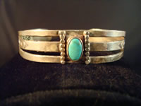 Navajo vintage jewelry, bracelet, Fred Harvey style, c. 1920's.