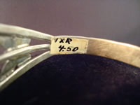 Navajo bracelet, view of original sales tag.