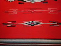 Closeup photo of the Chimayo textile.