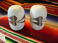 Closeup of Acome salt and pepper shakers