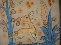 Closeup photo of tile with deer