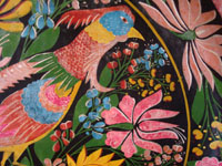 Another closeup of Uruapan batea, showing face of bird.