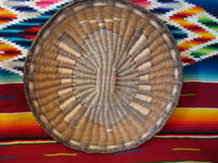 Native American basket, Hopi wicker plaque, c. 1930.