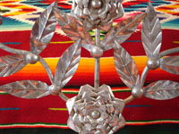 Closeup Photo of Mexican Tinwork Candlebra