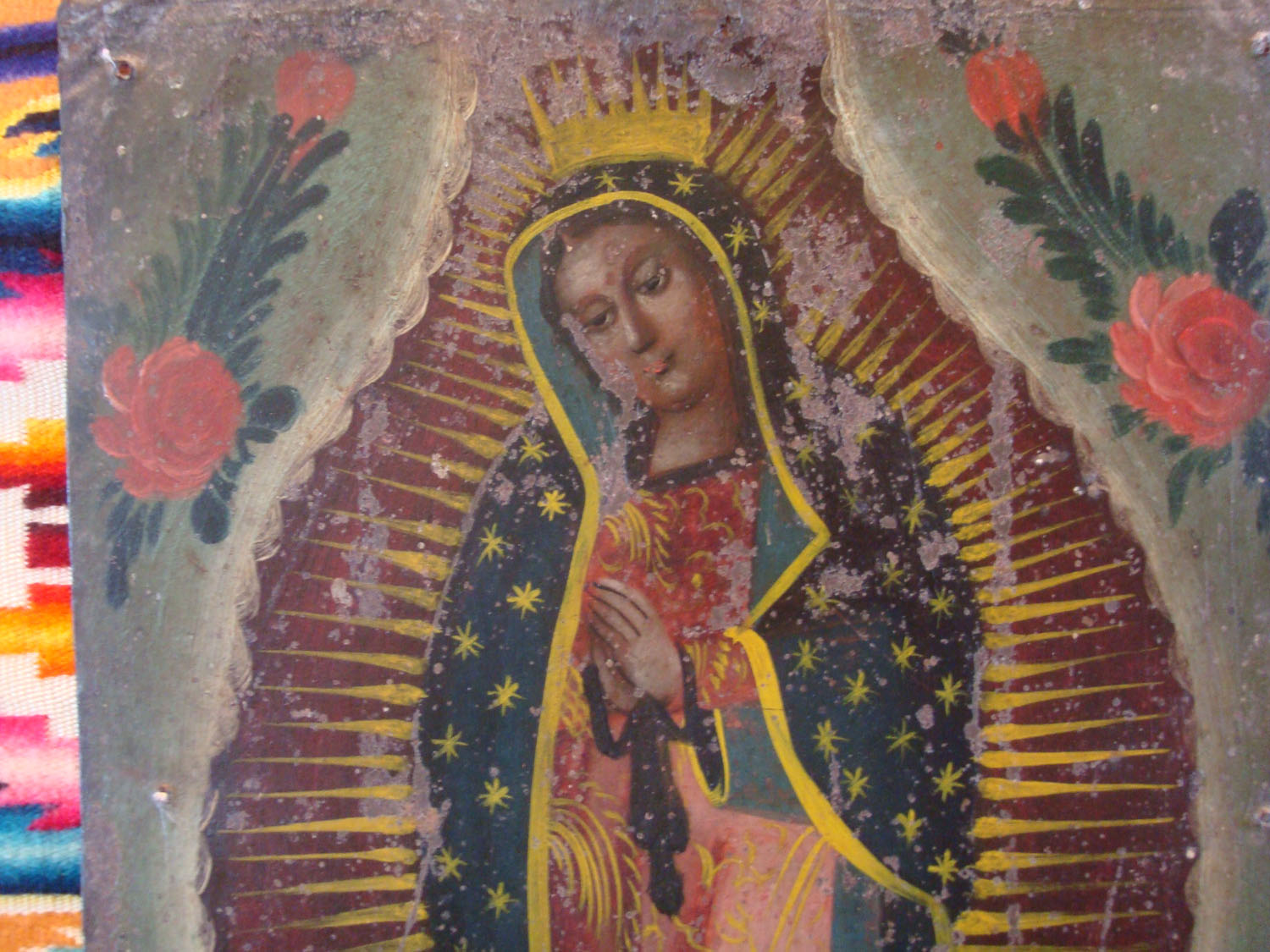 Mexican Tin Work Art, Mexican Tin Candelabras and Tin Mirrors at Pocas